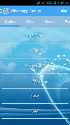 Play latest whatsapp status 2015-16