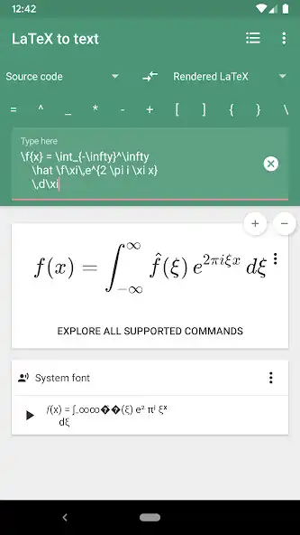 Play LaTeX equation editor: Unicode Math Symbols as an online game LaTeX equation editor: Unicode Math Symbols with UptoPlay