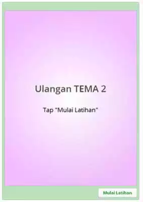 Play Latihan Soal SD Kelas 2 Tema 2