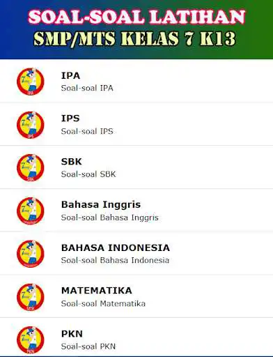 Play LATIHAN SOAL SMP KELAS 7  and enjoy LATIHAN SOAL SMP KELAS 7 with UptoPlay