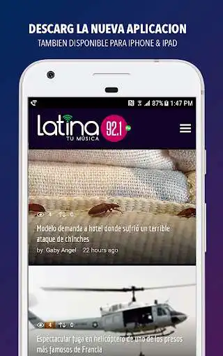Play Latina 92.1 FM as an online game Latina 92.1 FM with UptoPlay