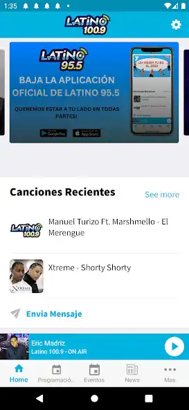 Play Latino 100.9  and enjoy Latino 100.9 with UptoPlay