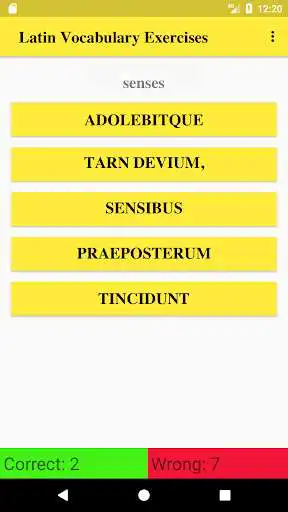 Play Latin Vocabulary Exercise  and enjoy Latin Vocabulary Exercise with UptoPlay