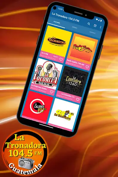 Play La Tronadora 104.5 FM as an online game La Tronadora 104.5 FM with UptoPlay