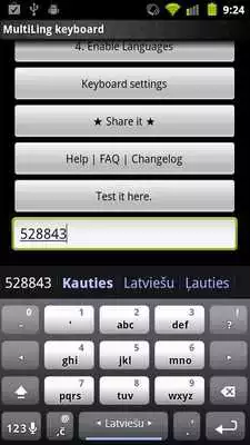 Play Latvian Keyboard Plugin