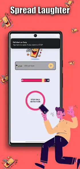 Play LaughFalls: Comical Phone Drop as an online game LaughFalls: Comical Phone Drop with UptoPlay