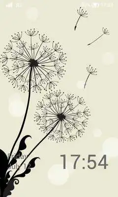 Play Launcher 8 theme:Dandelions
