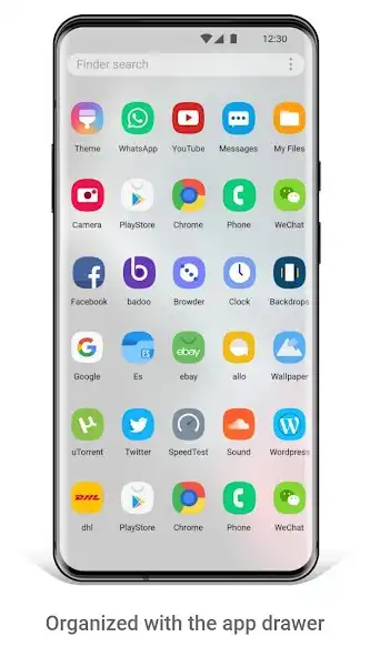 Play Launcher for Galaxy S22 style as an online game Launcher for Galaxy S22 style with UptoPlay