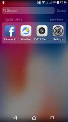 Play launcher for iPhone X and  Lock Screen