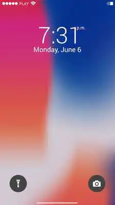 Play launcher for iPhone X and  Lock Screen