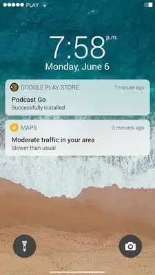 Play launcher for iPhone X and  Lock Screen