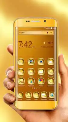 Play Launcher Golden New Year 2018