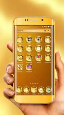 Play Launcher Golden New Year 2018