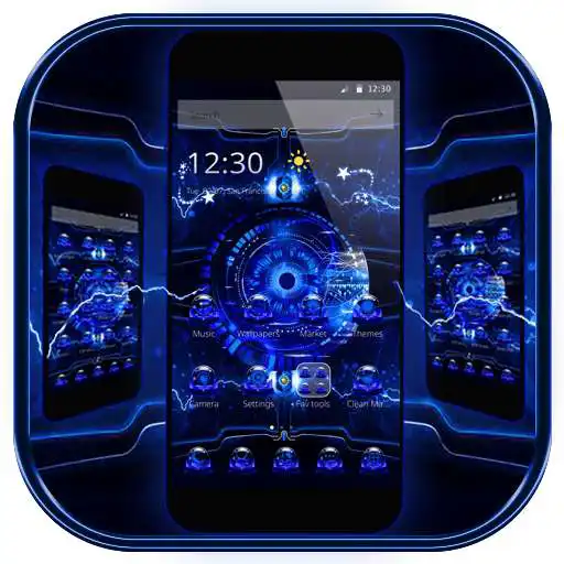 Free play online Launcher Icon Pack Tech  APK