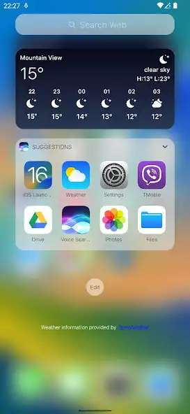 Play Launcher iOS 16 as an online game Launcher iOS 16 with UptoPlay