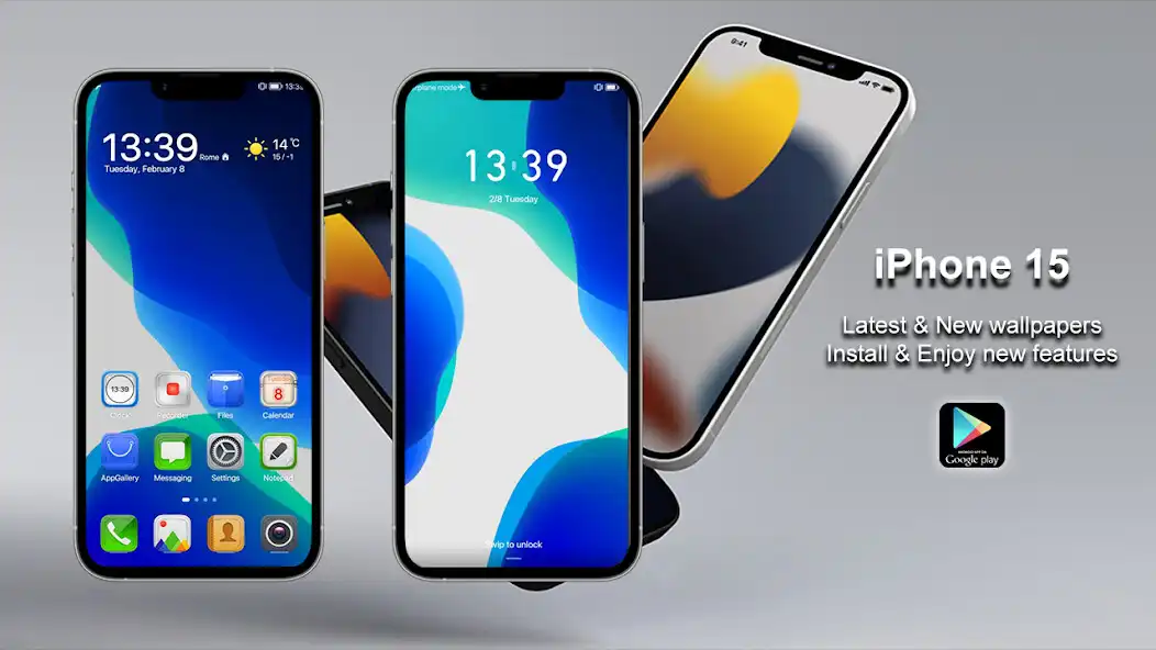 Play Launcher iOS - iPhone 15 Pro  and enjoy Launcher iOS - iPhone 15 Pro with UptoPlay