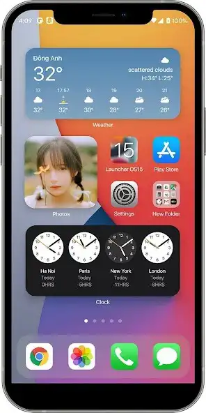 Play Launcher iPhone iOS 15 as an online game Launcher iPhone iOS 15 with UptoPlay