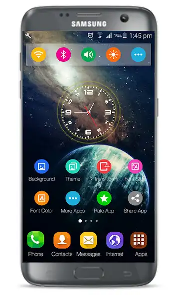 Play Launcher Samsung Galaxy A50 Theme as an online game Launcher Samsung Galaxy A50 Theme with UptoPlay