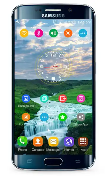 Play Launcher Samsung Galaxy S9 Theme as an online game Launcher Samsung Galaxy S9 Theme with UptoPlay