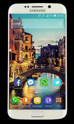 Play Launcher  Theme Galaxy A50