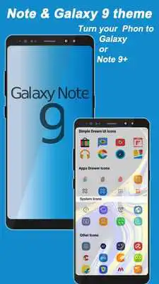 Play Launcher Theme Note  Galaxy 9 2018 - free