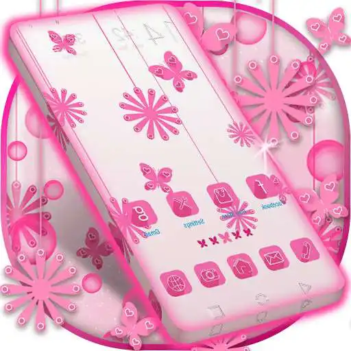 Free play online Launcher Theme Pink  APK