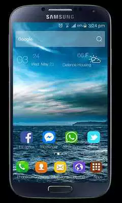 Play Launcher  Theme Samsung Galaxy A6