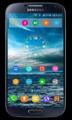 Play Launcher  Theme Samsung Galaxy A6