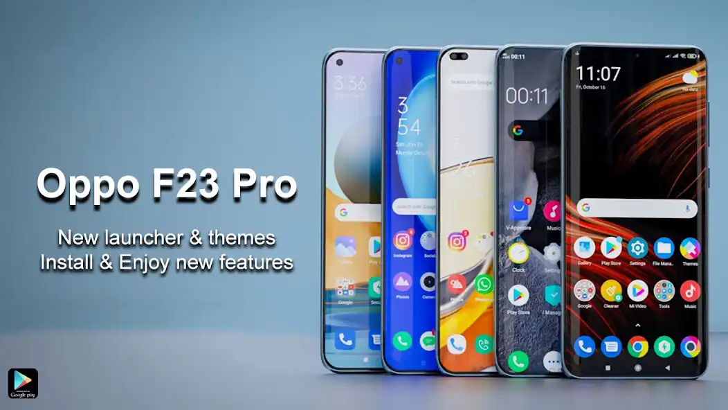 Play Launcher  Themes For OPPO F23 as an online game Launcher  Themes For OPPO F23 with UptoPlay