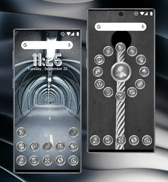 Play Launcher Theme Silver  and enjoy Launcher Theme Silver with UptoPlay