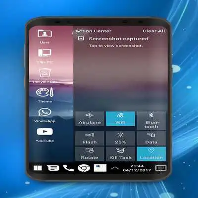 Play Launcher theme win 10 : win 10