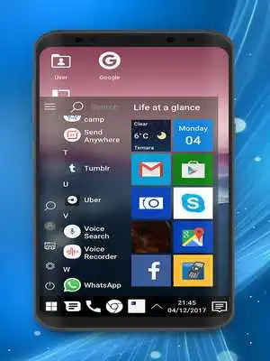 Play Launcher theme win 10 : win 10