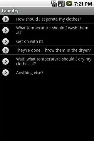 Play Laundry Instructions