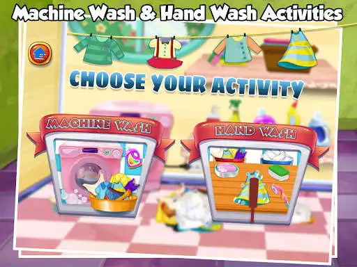 Play Laundry Washing Clothes - Laundry Day Care