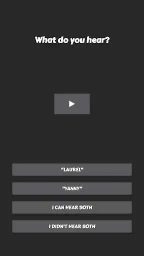 Play Laurel or Yanny