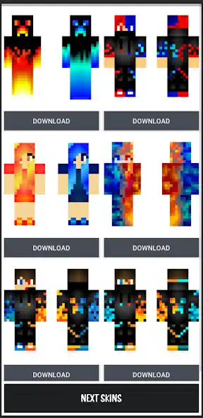 Play Lava and Water Skins for MCPE  and enjoy Lava and Water Skins for MCPE with UptoPlay