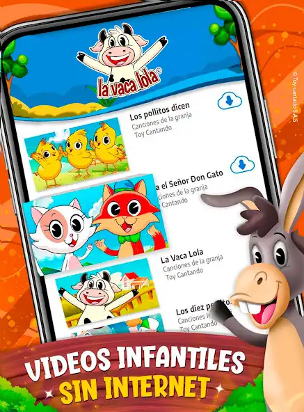 Play La Vaca Lola® Canciones as an online game La Vaca Lola® Canciones with UptoPlay