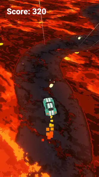 Play Lava Drifter as an online game Lava Drifter with UptoPlay
