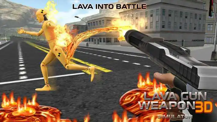 Play Lava Gun Weapon 3D Simulator