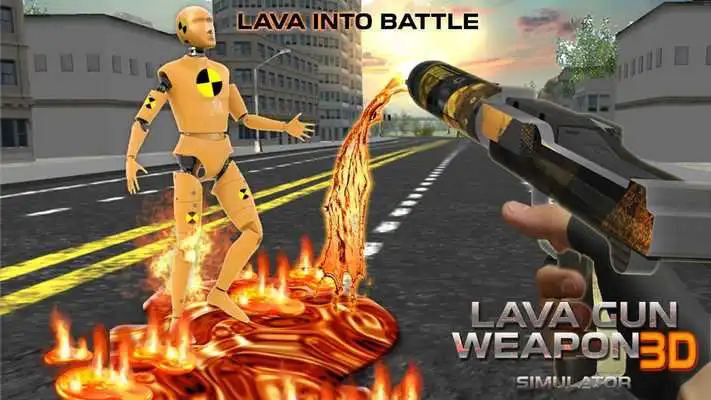 Play Lava Gun Weapon 3D Simulator