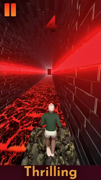 Play Lava Run: Platform Running as an online game Lava Run: Platform Running with UptoPlay