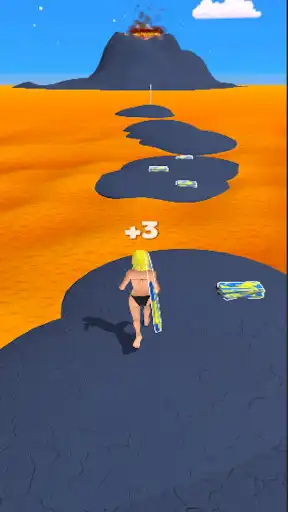 Play Lava Surfer as an online game Lava Surfer with UptoPlay