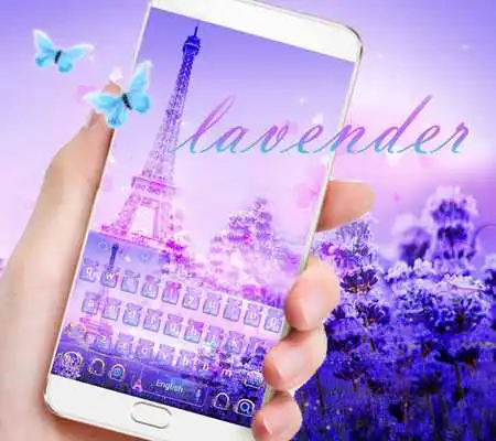 Play Lavender Flower Keyboard theme