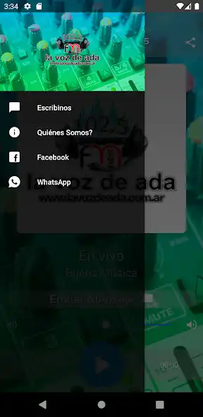 Play LA VOZ DE ADA 102.5 MHZ as an online game LA VOZ DE ADA 102.5 MHZ with UptoPlay