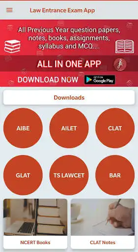 Play Law Exams App: AIBE, AILET, CLAT, GLAT, LAWCET,BAR as an online game Law Exams App: AIBE, AILET, CLAT, GLAT, LAWCET,BAR with UptoPlay