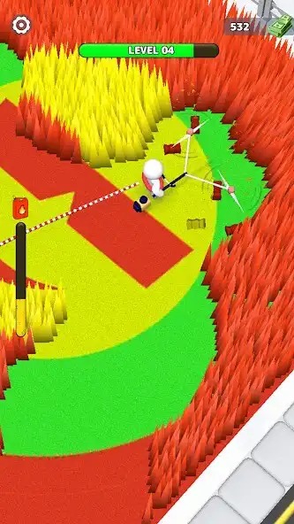 Play Lawn Mower - Cutting Grass as an online game Lawn Mower - Cutting Grass with UptoPlay