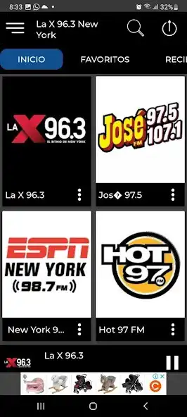 Play La X 96.3 New York Radio La X  and enjoy La X 96.3 New York Radio La X with UptoPlay