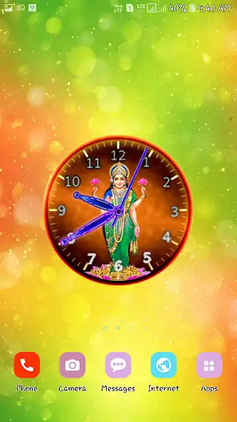 Play Laxmi Mata Clock Live Wallpaper  and enjoy Laxmi Mata Clock Live Wallpaper with UptoPlay