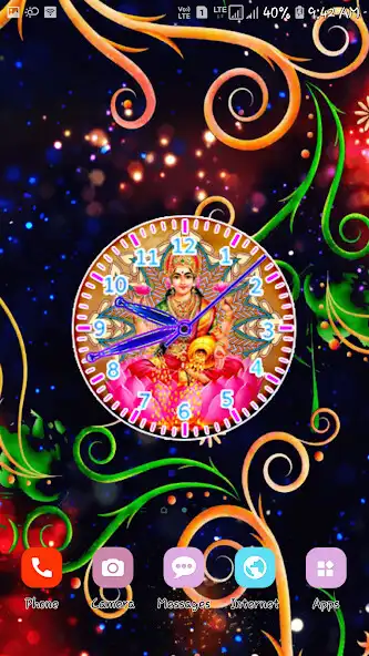 Play Laxmi Mata Clock Live Wallpaper as an online game Laxmi Mata Clock Live Wallpaper with UptoPlay
