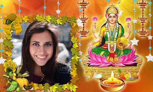 Play Laxmi Mata Photo Frames as an online game Laxmi Mata Photo Frames with UptoPlay